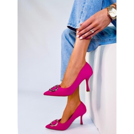 BM Women's high heels Capriati Fuchsia pink 2