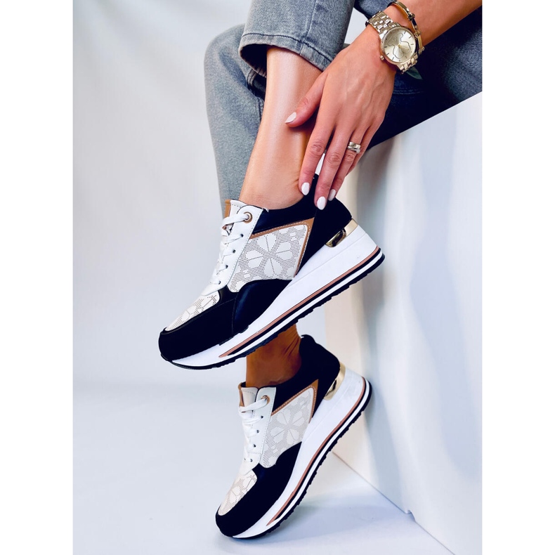 Greer Black wedge sneakers 2