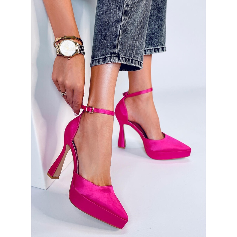 BM Platform pumps Carlie Fuchsia pink 1