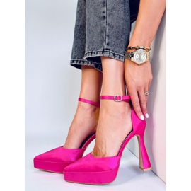 BM Platform pumps Carlie Fuchsia pink 2
