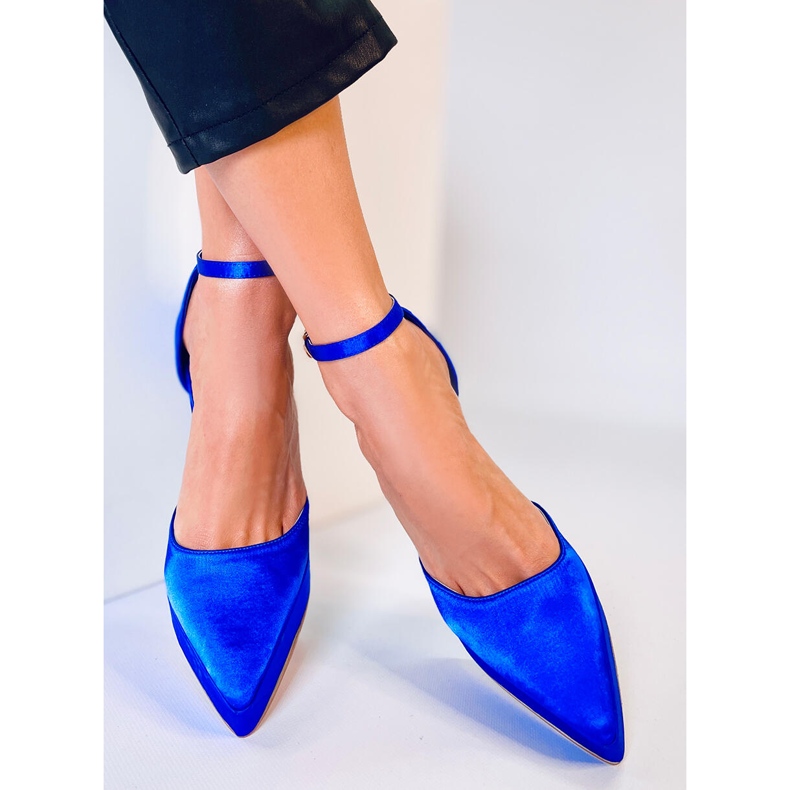 Carlie Navy platform pumps blue 2