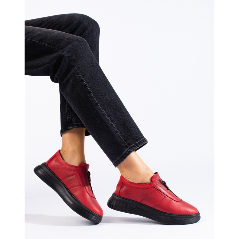 T.Sokolski Red women's shoes by T. Sokolski 1 T.Sokolski Red women's shoes by T. Sokolski 1