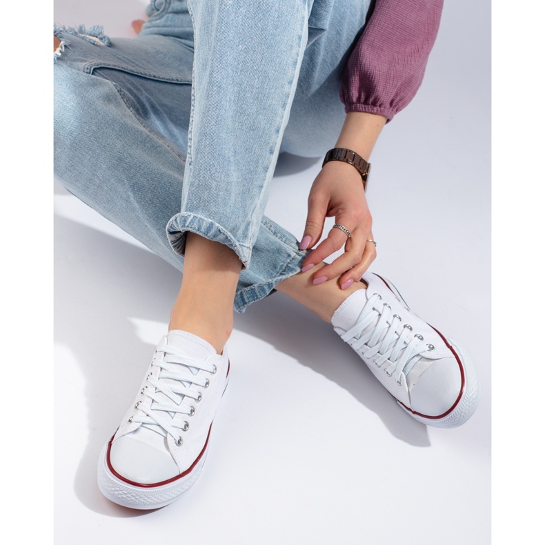 Shelovet white classic sneakers 1 Shelovet white classic sneakers 1