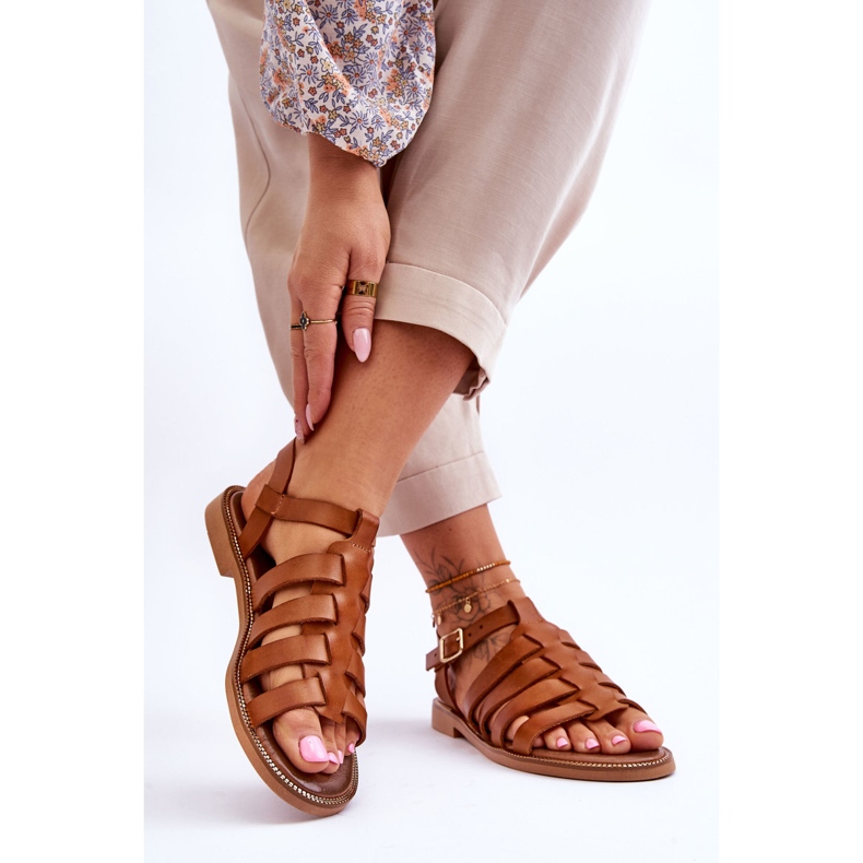 Lemar Leather Sandals With Brown Lawren Straps 2 Lemar Leather Sandals With Brown Lawren Straps 2