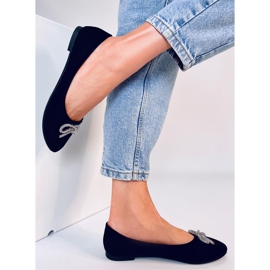Batten Black Almond Toe Ballerinas 2