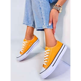 BM Fargis Yellow women's classic sneakers 1