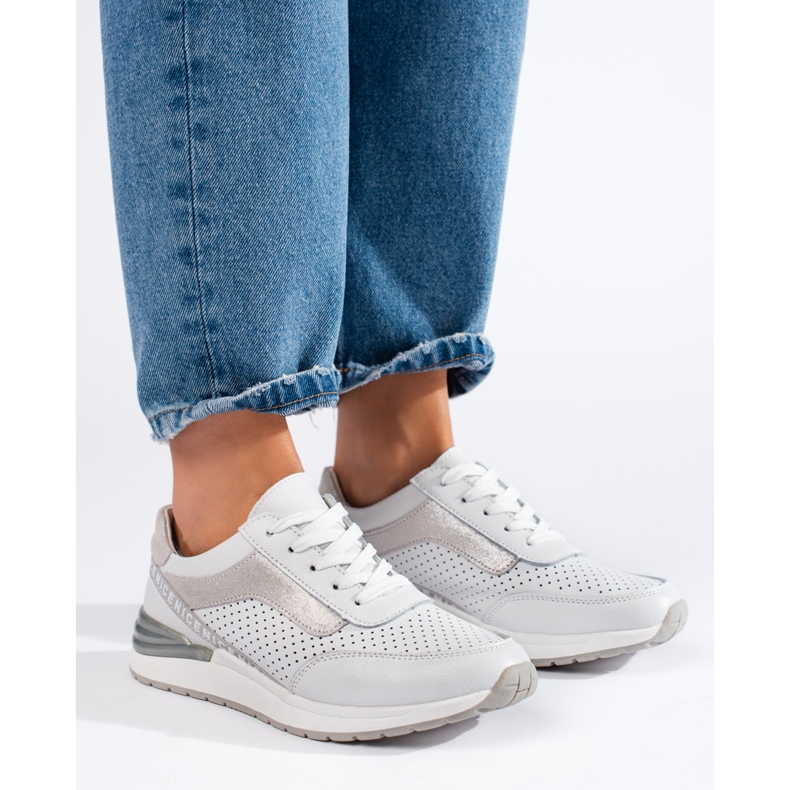 Shelovet women's gray sports shoes grey 1