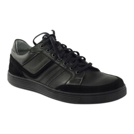 Riko men's casual shoes 828 black 1