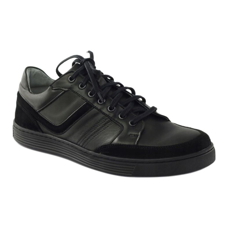 Riko men's casual shoes 828 black 1
