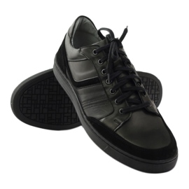 Riko men's casual shoes 828 black 3