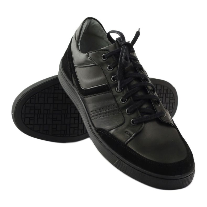 Riko men's casual shoes 828 black 3