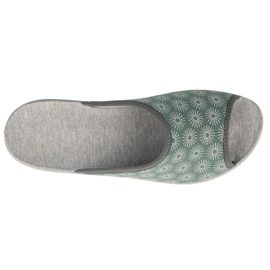 Befado women's slippers PU 254D141 green 1