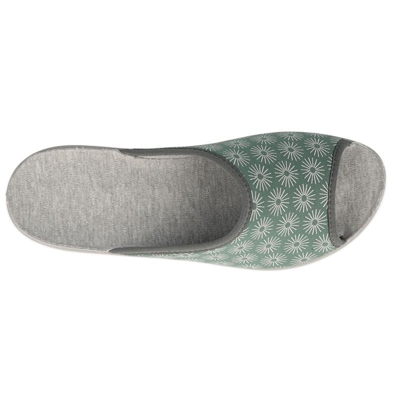 Befado women's slippers PU 254D141 green 1