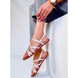 Capriati Beige Roman Sandals 2