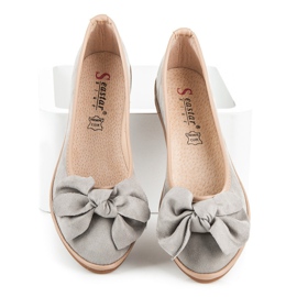 Seastar Suede ballerinas grey 1
