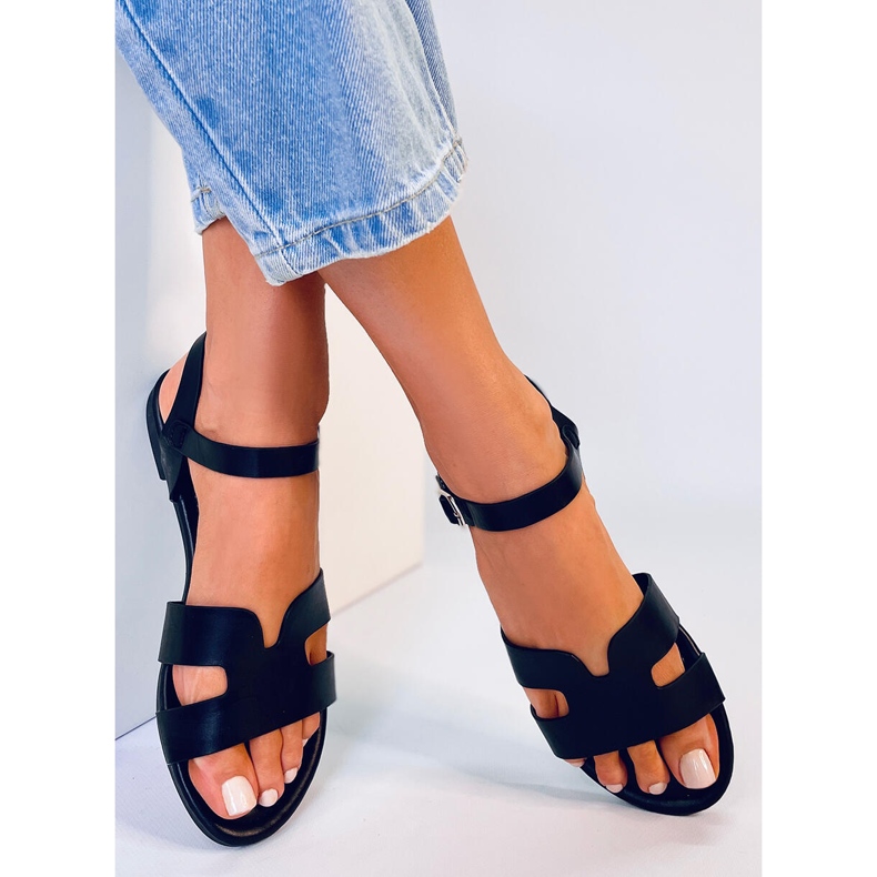 Forney Black women's sandals 1