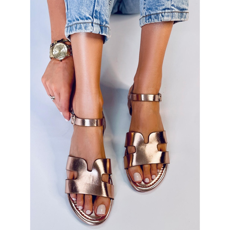 Forney Champagne women's sandals golden 1 Forney Champagne women's sandals golden 1