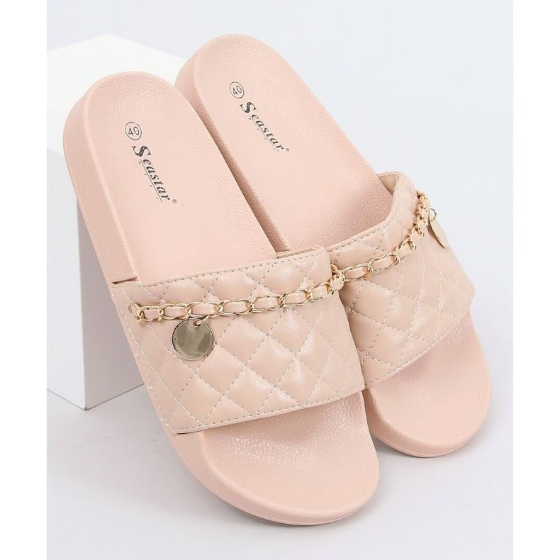 Travis Pink chanelkikikiki flip flops 1