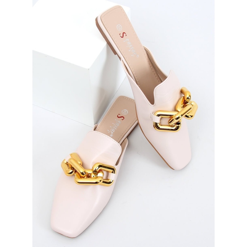 Fortune Beige chain slides 1