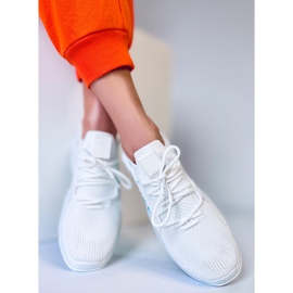 Hiral White socks sports shoes 1