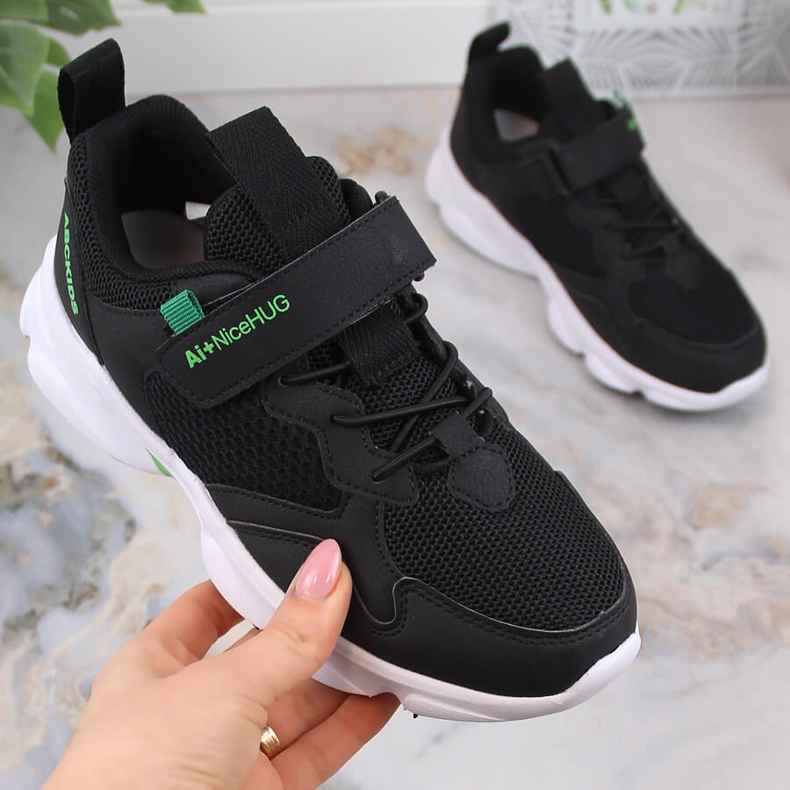 Atletico Children's sports shoes with velcro black AbcKids B012310219 1 Atletico Children's sports shoes with velcro black AbcKids B012310219 1