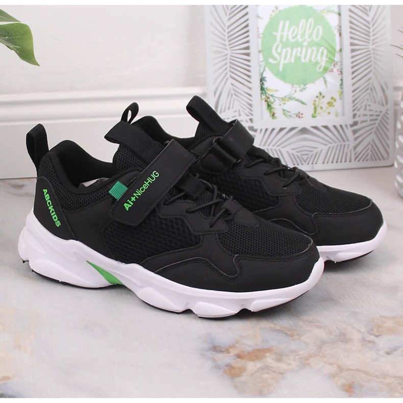 Atletico Children's sports shoes with velcro black AbcKids B012310219 2 Atletico Children's sports shoes with velcro black AbcKids B012310219 2