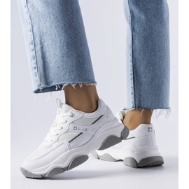 White and gray Big Star sneakers JJ274579 1 White and gray Big Star sneakers JJ274579 1