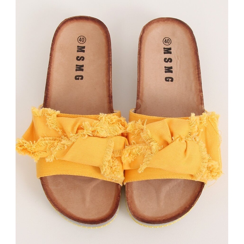 BM Women's Feary Yellow slippers 1 BM Women's Feary Yellow slippers 1
