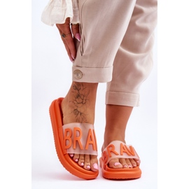 Vinceza Women's Orange Brave Platform Slippers 1 Vinceza Women's Orange Brave Platform Slippers 1