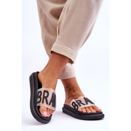 Vinceza Women's Platform Slippers Black Brave 2
