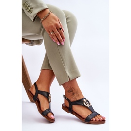 Flat Sandals S.Barski KV-5541-32 Black 1