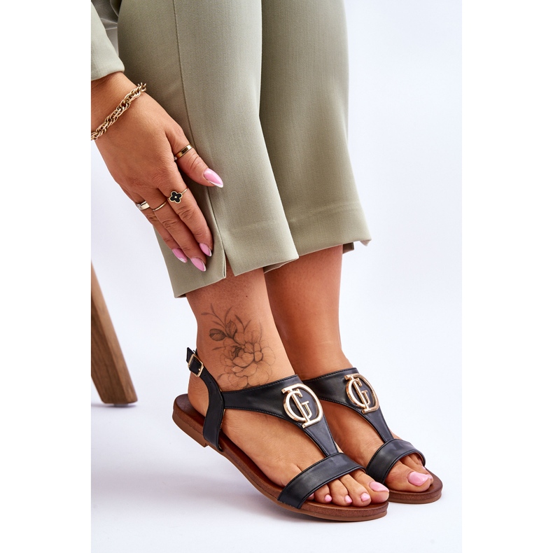 Flat Sandals S.Barski KV-5541-32 Black 2