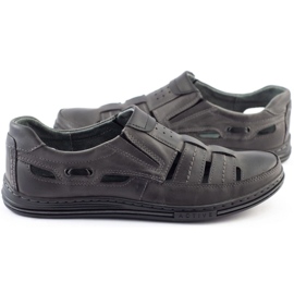 Polbut Men's openwork shoes 06 for summer Gray grey 2