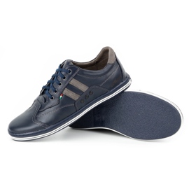 ABIS Men's casual shoes 1801 navy blue 3