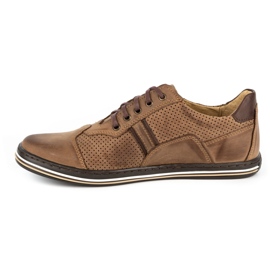 Polbut Casual men's shoes 1801P brown 1 Polbut Casual men's shoes 1801P brown 1