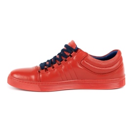 KENT Men's Casual Shoes 305 red 1