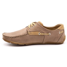 KENT Men's shoes moccasins 208 brown 1