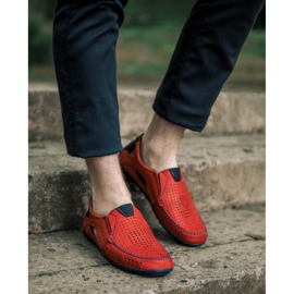 Mario Pala Men's shoes moccasins 901 summer red 1 Mario Pala Men's shoes moccasins 901 summer red 1