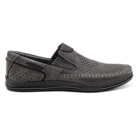 Polbut Gray men's leather summer shoes 09 grey 2 Polbut Gray men's leather summer shoes 09 grey 2