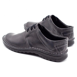 Joker Men's leather shoes 229 gray grey 8