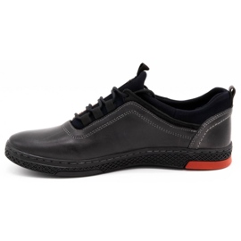 Polbut Gray men's casual leather shoes K24 grey 1