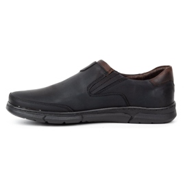 Polbut Men's slip-on shoes J51 black 1 Polbut Men's slip-on shoes J51 black 1