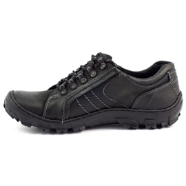 KOMODO Men's trekking shoes leather 904 black 1 KOMODO Men's trekking shoes leather 904 black 1