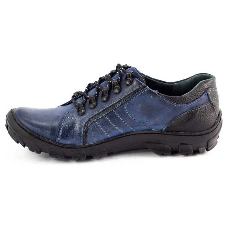 KOMODO Men's trekking shoes leather 904 navy blue 1 KOMODO Men's trekking shoes leather 904 navy blue 1