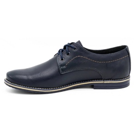 Mario Pala Men's formal shoes 870 navy blue 1