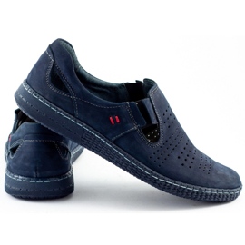 KOMODO Men's shoes slip 864 navy blue 1