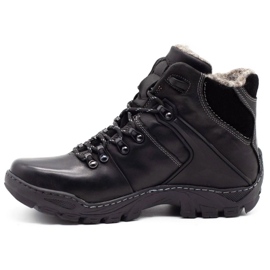 KENT Men's winter shoes Snow boots 119, trekking black 1