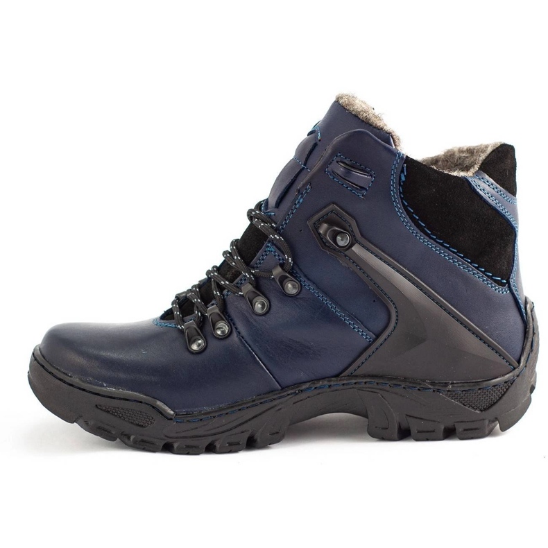 KENT Men's winter shoes Snow boots 119, trekking, navy blue 1
