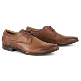 KOMODO Elegant men's shoes 877 brown 3