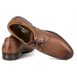KOMODO Elegant men's shoes 877 brown 5